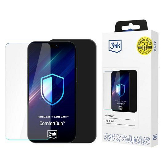 3mk ComfortDuo Matt Black pro Samsung Galaxy A57 3mk ComfortDuo Matt Black pro Samsung Galaxy A57