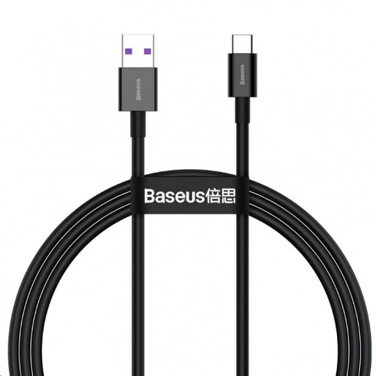 Baseus Superior Series USB/Type-C rýchlonabíjací kábel 66W 1m čierny Baseus Superior Series USB/Type-C rýchlonabíjací kábel 66W 1m čierny