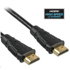PREMIUMCORD HDMI kábel 3 m High Speed + Ethernet (v1.4), pozlátené konektory
