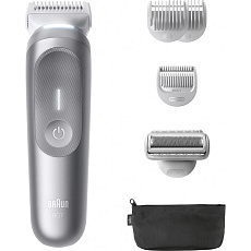Braun BG7550 tělový zastřihovač, 4 nástavce, 100% omyvatelný, technologie SmoothShave, výdrž 100 min, nerezové čepele Braun BG7550 tělový zastřihovač, 4 nástavce, 100% omyvatelný, technologie SmoothShave, výdrž 100 min, nerezové čepele