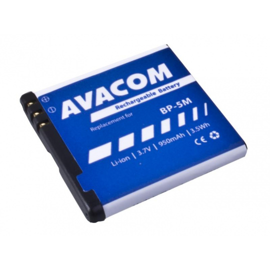 AVACOM batéria pre Nokia N81, 6500 Slide Li-Ion 3,7V 950mAh (náhradná BP-5M)