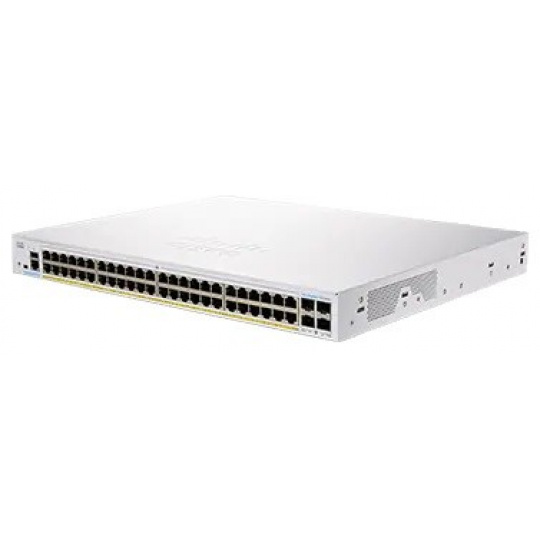 Cisco switch CBS250-48PP-4G, 48xGbE RJ45, 4xSFP, PoE+, 195W - REFRESH