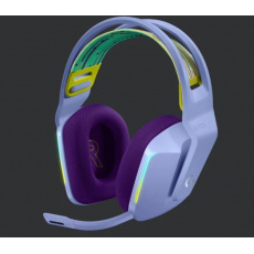 Logitech herní sluchátka G733, LIGHTSPEED Wireless RGB Gaming Headset, EMEA, lilac