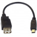 PREMIUMCORD USB redukčný kábel USB A/samec - Mini 5pin USB/samec 20cm OTG