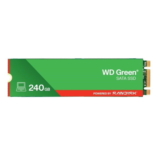 WD GREEN SSD 3D NAND WDS240G3G0A 240GB SATA/600, (R:500, W:400MB/s), 2.5"
