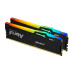 KINGSTON DIMM DDR5 16GB (Kit of 2) 6000MT/s CL30 Non-ECC FURY Beast RGB XMP, Černá