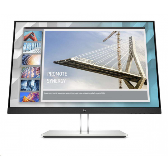 HP LCD E24i G4 24" 1920x1200, IPS s/LED micro-edge, jas 250 cd/m2, 1000:1, 5 ms g/g, VGA, DP 1.2, HDMI 1.4, 4x USB3.2