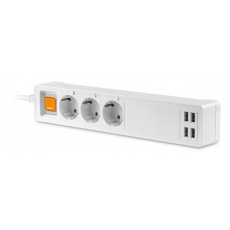 PLATINET chytrá zásuvková lišta, kabel 1.8m, Uni-schuko typ 16A, 4xUSB-A/5A TUYA aplikace PLATINET chytrá zásuvková lišta, kabel 1.8m, Uni-schuko typ 16A, 4xUSB-A/5A TUYA aplikace