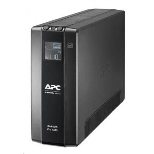 APC Back UPS Pro BR 1300VA, 8 výstupov, AVR, LCD rozhranie (780W)