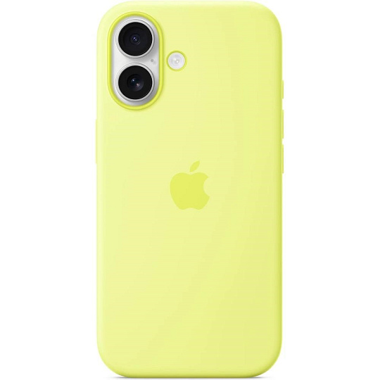 Apple iPhone 17 Silicone Case with MagSafe - Neon Yellow Apple iPhone 17 Silicone Case with MagSafe - Neon Yellow