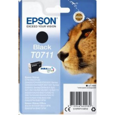 Atrament EPSON čierny Singlepack Black T0711 DURABrite Ultra Ink (7,4 ml)