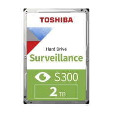 TOSHIBA HDD S300 Surveillance (SMR) 2TB, SATA III, 5400 rpm, 128MB cache, 3,5", BULK