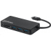 MANHATTAN USB-C Hub 3-port USB 3.2 Gen 1 Hub se čtečkou karet