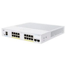BAZAR - Cisco switch CBS350-16FP-2G-EU (16xGbE,2xSFP,16xPoE+,240W,fanless) - REFRESH - rozbaleno