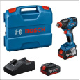 Bosch GDX 18V-200 Akumulátorový rázový utahovák, 2x akumulátor, 1x nabíječka a kufřík