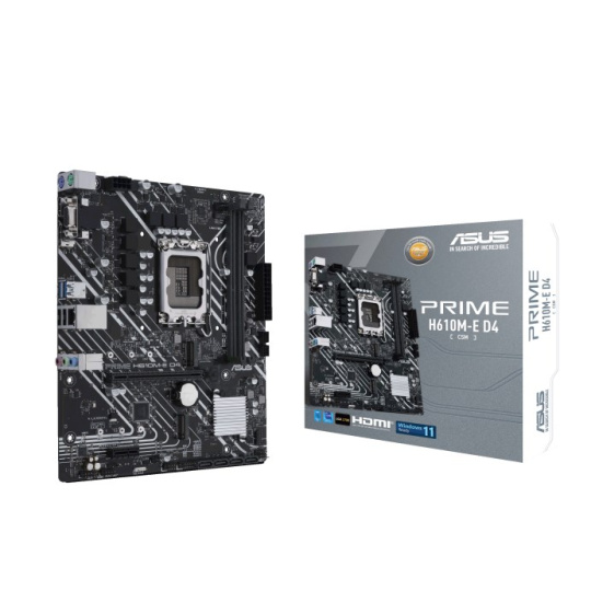 ASUS MB Sc LGA1700 PRIME H610M-E DDR4-CSM, Intel H610, 2xDDR4, 1xDP, 1xHDMI, 1xVGA, mATX