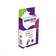 Páska WECARE ARMOR pre DYMO S0720570, čierna/červená, 12 mm x 7 m