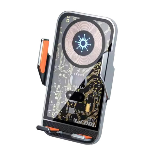 1stCOOL bezdrátová QI nabíječka 15W, do auta, MagSafe, USB-C, černá 1stCOOL bezdrátová QI nabíječka 15W, do auta, MagSafe, USB-C, černá