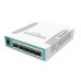 MikroTik Cloud Router Switch CRS106-1C-5S, 400MHz CPU, 128MB RAM,1xGLAN/SFP, 5xSFP slot, vrátane. Licencia L5