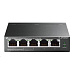 TP-Link switch TL-SF1005LP v3.40 (P/N:1700000439) (5x100Mb/s, 4xPoE, 41W, fanless)