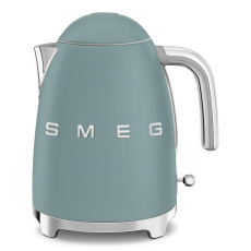 Smeg KLF03EGMEU, rychlovarná konvice, 1,7 l, (7 šálků), 2400 W, styl 50. let, smaragdově zelená