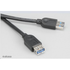 Predlžovací kábel USB AKASA 3.0, A-muž do A-žena, 150cm