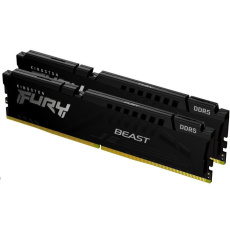 KINGSTON DIMM DDR5 64GB (Kit of 2) 5600MT/s CL40 FURY Beast Černá