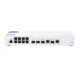 QNAP switch QSW-M408-2C (8xGbE,2xSFP+,2x10GbE/SFP+combo)