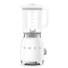 Smeg BLF03WHEU mixér, 800 W, 4 programy, funkce pulse, 18000 RPM, nerezové ostří, Ice crush, 50's Style, bílý Smeg BLF03WHEU mixér, 800 W, 4 programy, funkce pulse, 18000 RPM, nerezové ostří, Ice crush, 50's Style, bílý