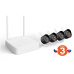 Tenda K4W-3TC - kamerový WiFi set, 4x IP 2K kamera, NVR rekordér, zvuk, noční vidění