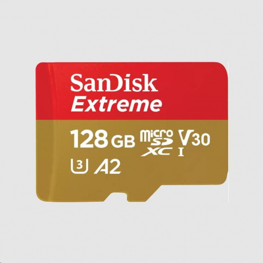 Karta SanDisk micro SDXC 128 GB Extreme Mobile Gaming (190 MB/s Class 10, UHS-I U3 V30)