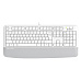 A4tech FK20, multimediální kancelářská klávesnice, CZ/US, USB, bílá
