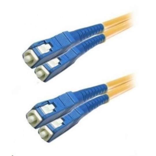 Duplexní patch kabel SM 9/125, OS2, SC-SC, LS0H, 2m
