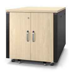 APC NetShelter Soundproof, 12U, Server Rack Enclosure, Maple APC NetShelter Soundproof, 12U, Server Rack Enclosure, Maple