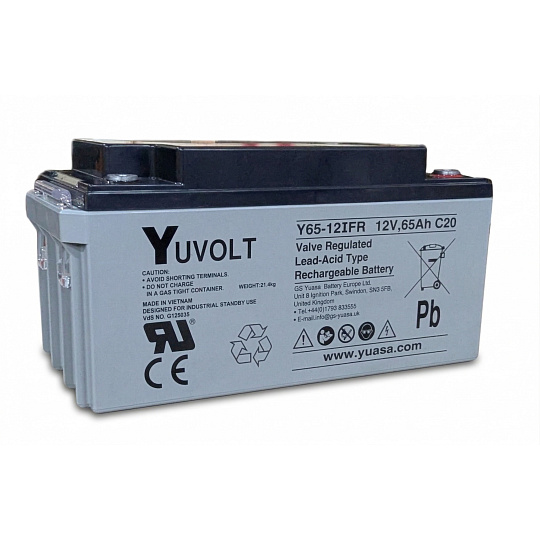 Baterie - YUVOLT Y65-12FR (12V; 65Ah; závit M6; životnost 3-5let) Baterie - YUVOLT Y65-12FR (12V; 65Ah; závit M6; životnost 3-5let)