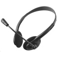 BAZAR - TRUST sluchátka s mikrofonem Primo Chat Headset, pro PC/laptop - Poškozený obal (Komplet)