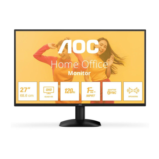 BAZAR - AOC MT 27" Q27B35S3 - 2560x1440,IPS,120Hz,1xHDMI,1xDP - Poškozený obal (Komplet) BAZAR - AOC MT 27" Q27B35S3 - 2560x1440,IPS,120Hz,1xHDMI,1xDP - Poškozený obal (Komplet)