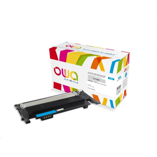 OWA Armor toner pre SAMSUNG CLP 360, 365, CLX 3300, 3305, 1000 strán, CLTC406S, modrá/cyan (CLT-C406S,ST984A)