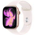 Apple Watch Series 11 GPS 46mm Rose Gold Aluminium Case with Light Blush Sport Band - M/L