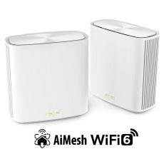 ASUS ZenWiFi XD6S 2-pack Wireless AX5400 Mesh WiFi 6 System + myš ROG GLADIUS II WIRELESS