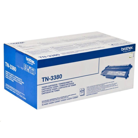 Toner BROTHER TN-3380 pre HL5440D, HL5450DN, HL5470DW, HL6180DW,MFC-8950DW - 8000 str