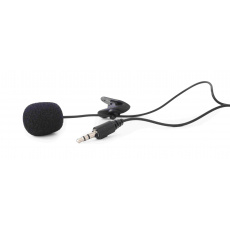 GEMBIRD mikrofón s klipom, MIC-C-01, čierny