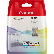 Canon CARTRIDGE pack CLI-521 C/M/Y SEC