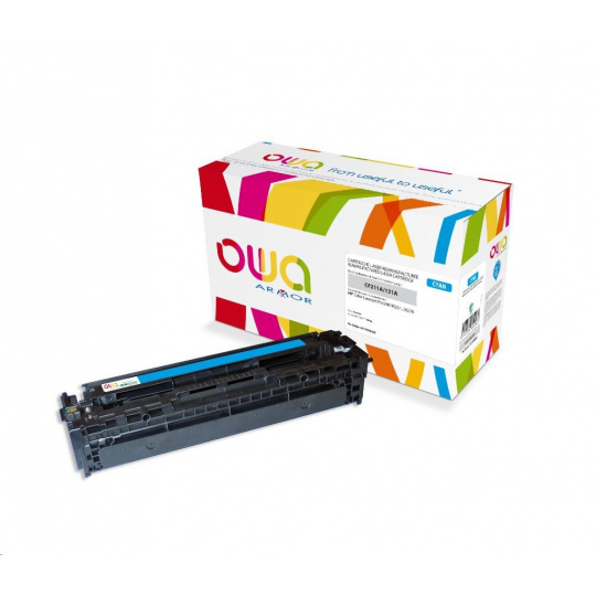 OWA Armor toner pre HP Laserjet M 450, 454, 455, 470, 479; 6 000 strán, W2031X, modrá/kyanová