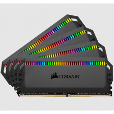 CORSAIR DDR4 32GB (Kit 4x8GB) DIMM 3600MHz CL16, Dominator Platinum RGB, čierna