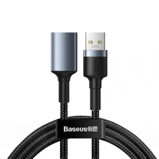 Nabíjací/dátový kábel Baseus Cafule USB3.0 samec na USB3.0 samica 2A 1m, sivá Nabíjací/dátový kábel Baseus Cafule USB3.0 samec na USB3.0 samica 2A 1m, sivá