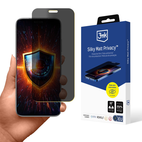 3mk ochranná folie Silky Matt Privacy pro Honor Magic8 Pro 3mk ochranná folie Silky Matt Privacy pro Honor Magic8 Pro