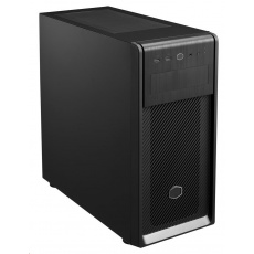 Cooler Master case Elite 500 ODD, ATX, Průhledná bočnice, 1x 120mm Fan, Černá