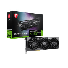 BAZAR - MSI VGA NVIDIA GeForce RTX 4070 Ti SUPER 16G GAMING X SLIM, 16G GDDR6X, 3xDP, 1xHDMI - Po opravě (Bez příšlušens BAZAR - MSI VGA NVIDIA GeForce RTX 4070 Ti SUPER 16G GAMING X SLIM, 16G GDDR6X, 3xDP, 1xHDMI - Po opravě (Bez příšlušens