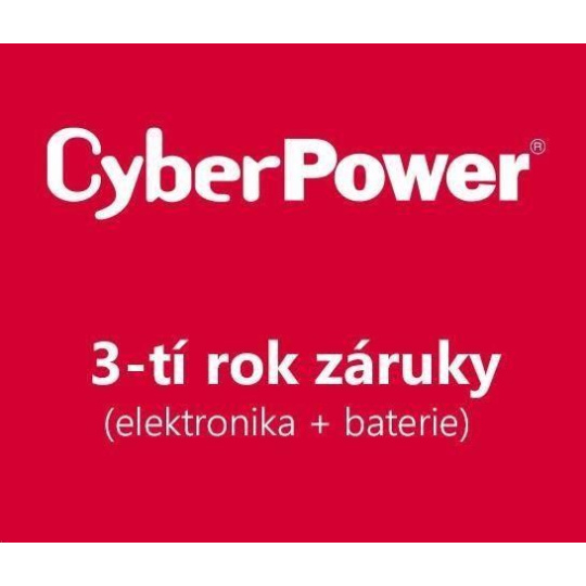 3-ročná záruka CyberPower pre PR2200ERTXL2U